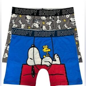 Men’s Ultra Soft Boxer Briefs Featuring The Peanuts Size XL New Without Tags!